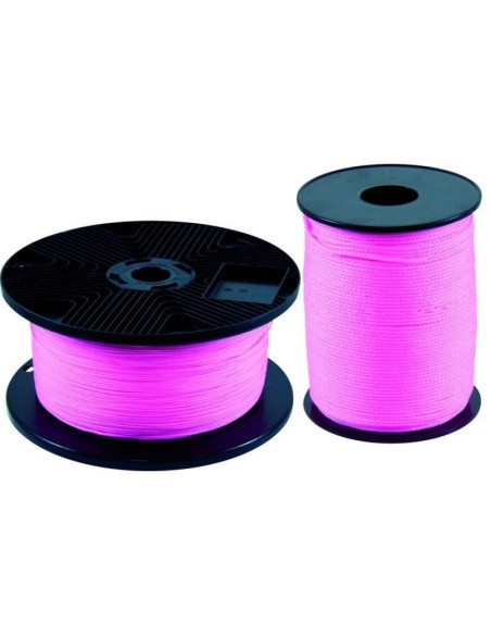 TRESSE ROSE FLUO 1,5MM    100M