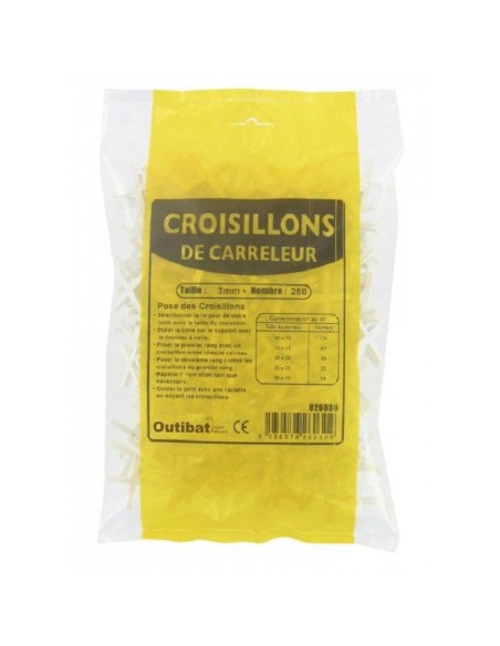 SACHET CROISILLONS 1MM /250