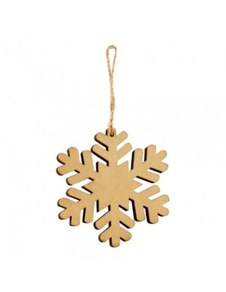 FLOCON DECORATIF A SUSPENDRE 12CM