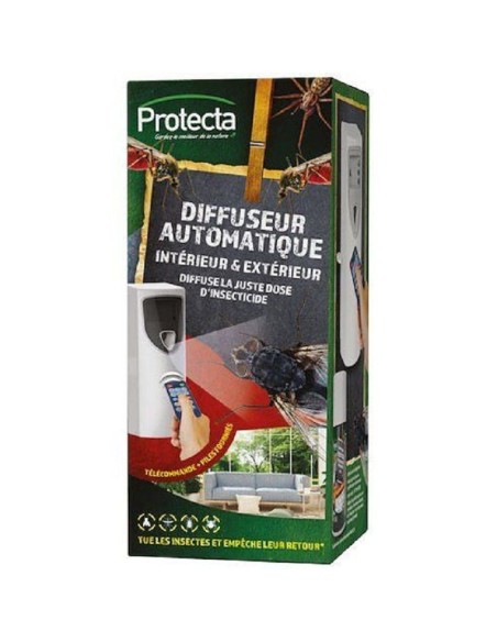 DIFFUSEUR AUTOMATIQUE D'AÉROSOL - Programmable avec télécommande (Protecta)