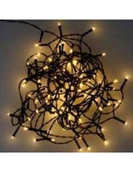 GUIRLANDE SOLAIRE LED 10M BLC CHAUD