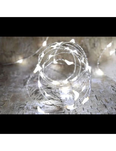 GUIRLANDE MICRO LED 7,5M BLANC PUR