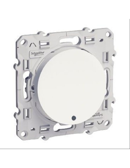 Odace, va-et-vient lumineux Blanc 10 A à vis LED orange 1,5 mA local. ou temoin