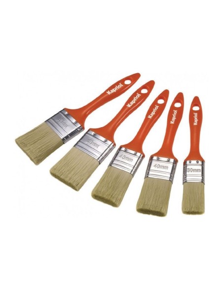 LOT DE 5 PINCEAUX UNIV. ECO 1x30 2x40 2x50