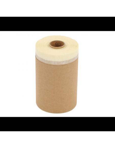 PAPIER DE PROTECTION AVEC RUBAN ADHESIF 18CMX20MT