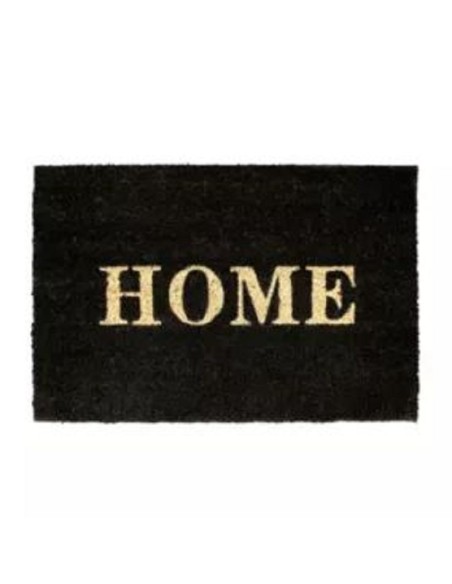 Tapis Coco Imprimé Home Anthracite 30 x 75 cm