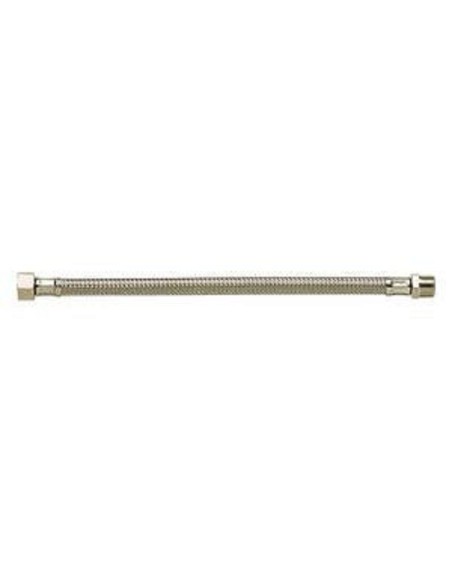 FLEXIBLE ALIM. INOX MF 3/8 - 3/8 L:500 DN8 PLAQUETTE 1 PIÈCE