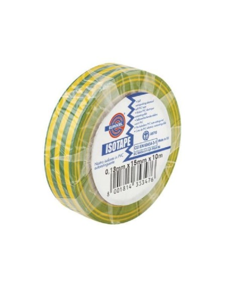 ADHESIF PVC ELEC JAUNE15X10