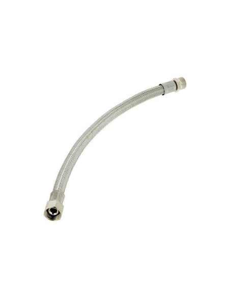 FLEXIBLE ALIM. INOX MF 3/4 - 3/4 L:300 DN13 PLAQUETTE 1 PIÈCE