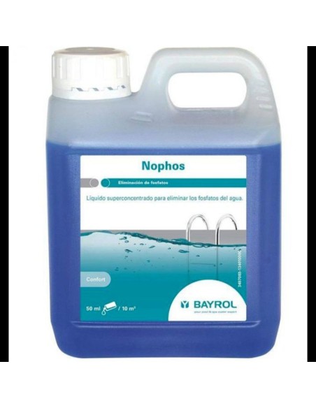 NOPHOS 1L Liquide super-concentré pour éliminer les phosphates présents dans l'eau. Prévient du développement des algues v
