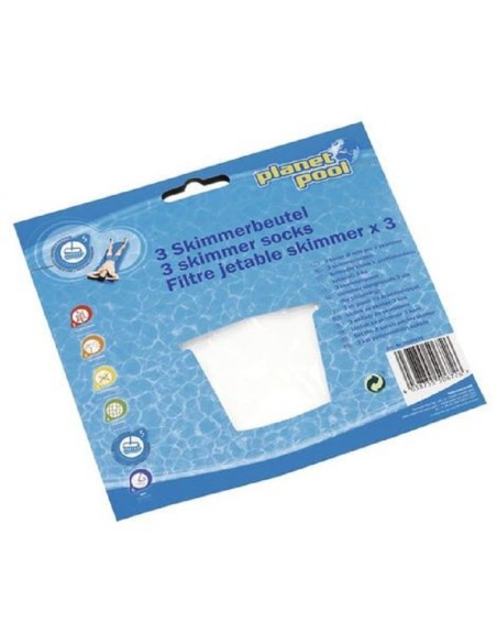 3 PRÉFILTRES JETABLES POUR PANIER DE SKIMMER PLANET POOL