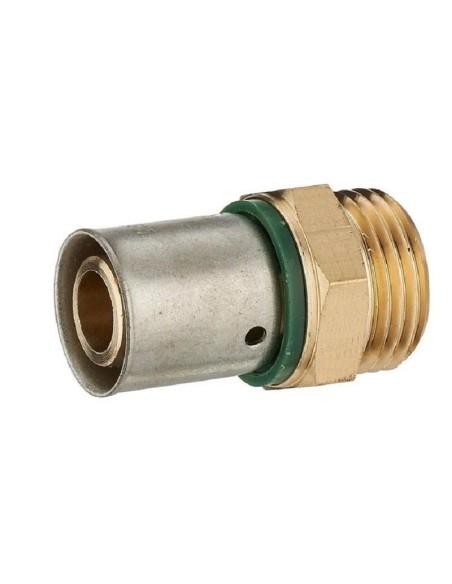 MULTICOUCHE A SERTIR MULTIPROFIL RACCORD DROIT M 3/8 - Ø16
