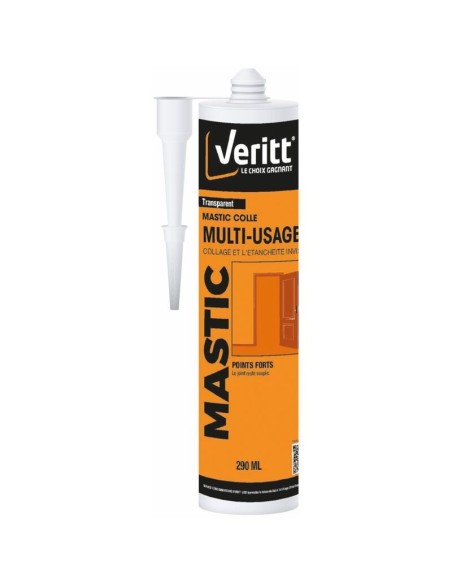 MASTIC COLLE MULT USAGE TRSP  290ML