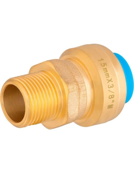 TOUTPUSH RACCORD DROIT M 1/2 - Ø14