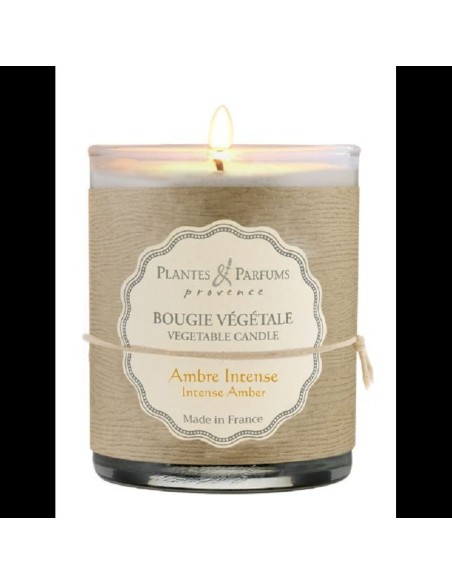 Bougie Végétale Parfumée 180g Ambre Intense