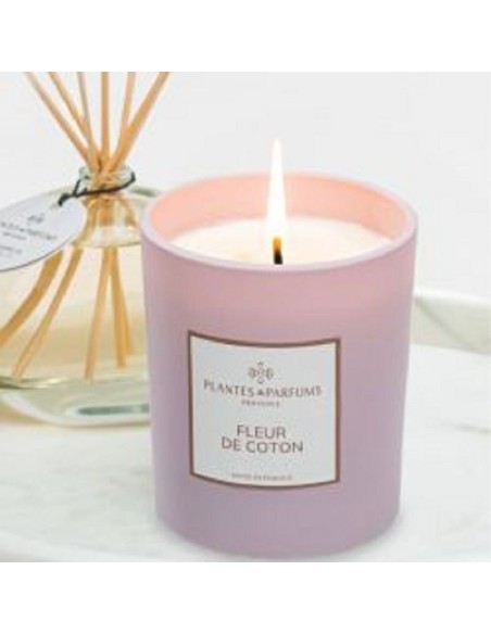 Bougie végétale Parfumée 180 g Fleur de Coton