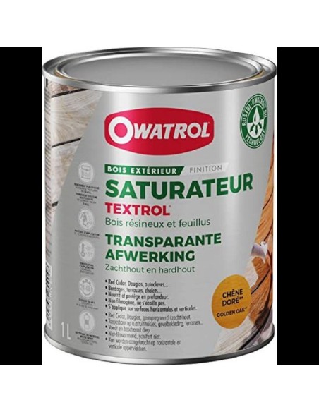 SATURATEUR BOIS EXTERIEUR OWATROL TEXTROL CHENE DO