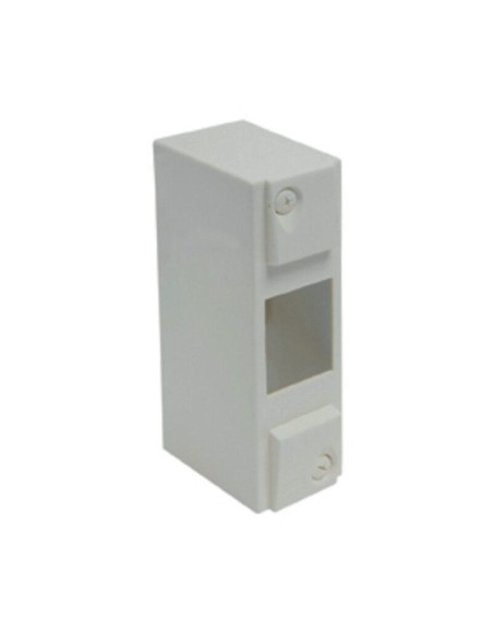 COFFRET VIDE 1 RAIL/2 MODULES 51X160X73MM BLANC
