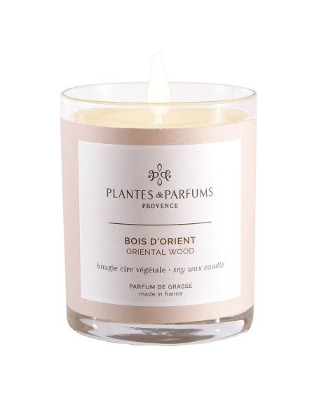 Bougie Végétale Parfumée 180g Bois d'Orient