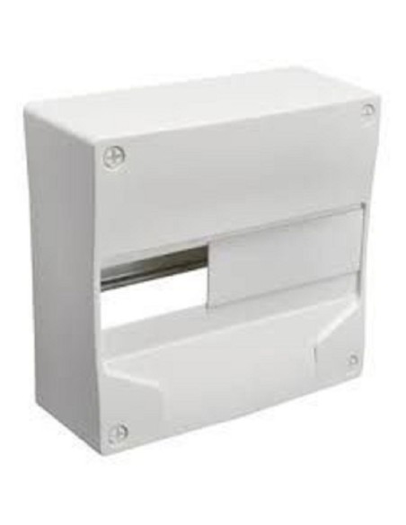COFFRET VIDE 1 RAIL/13MOD 250X240X103MM BLANC