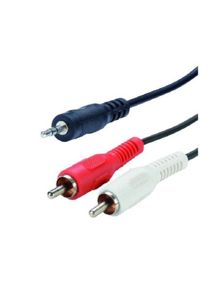 Cordon Jack 3.5 stéréo M / 2 RCA M - 3 m