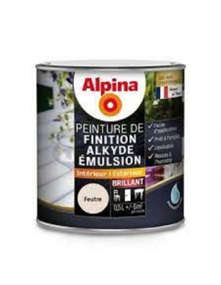 ALKYDE EMULSION BRILLANT 0,5 L FEUTRE