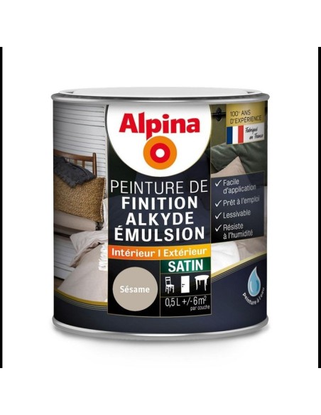 ALKYDE EMULSION SATIN 0,5 L SESAME