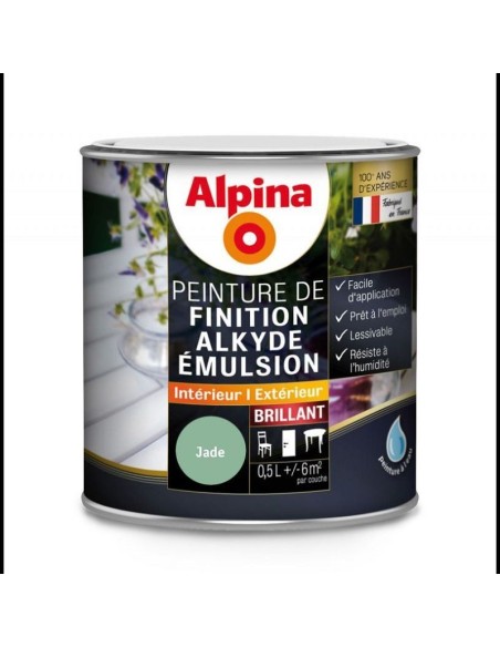 ALKYDE EMULSION BRILLANT 0,5 L JADE