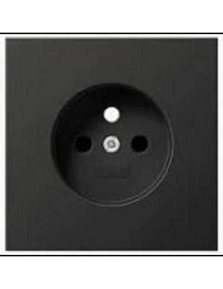 Serie A Enjoliveur prise 2p+t noir anthracite JUNG