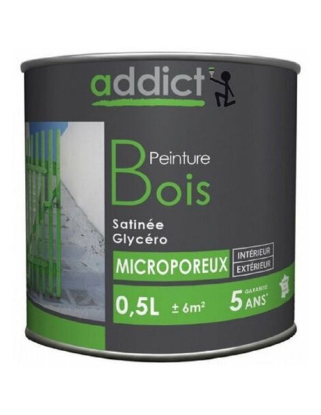 ADDICT PEINT BOIS SATIN 0L5 BRUN