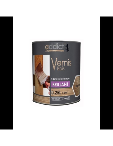 ADDICT VERNIS BOIS BRILL  250ML INC