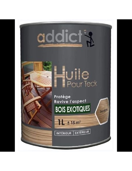 ADDICT HUILE TECK 1L INCOLORE