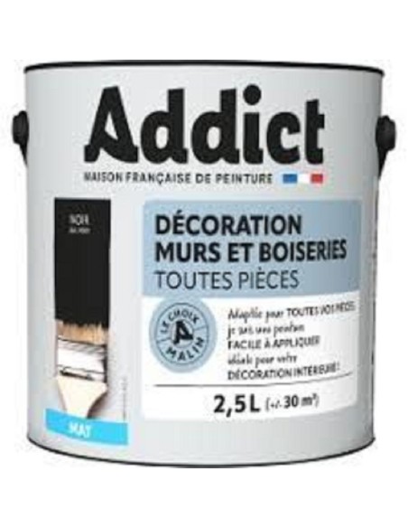 ADDICT M&BOIS MAT 0L5 NOIR
