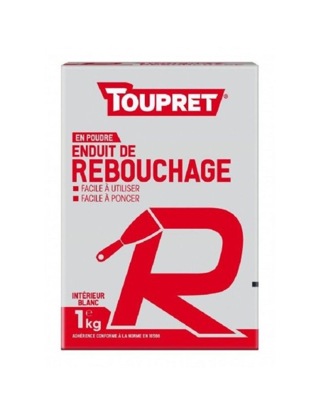 ENDUIT DE REBOUCHAGE R POUDRE 1KG