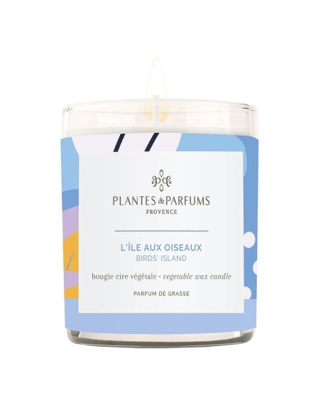 Bougie Végétale Parfumée 180g L'île aux Oiseaux